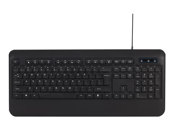 Gembird KB-UML-03 - Tangentbord - bakgrundsbelyst - USB - QWERTY - amerikansk - svart - färglåda