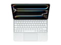 Miniatyrbild 3 av 5: Apple Magic Keyboard - Tangentbord och foliefodral - med pekdyna - bakgrundsbelyst - Apple Smart connector - QWERTY - dansk - vit