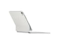 Miniatyrbild 4 av 5: Apple Magic Keyboard - Tangentbord och foliefodral - med pekdyna - bakgrundsbelyst - Apple Smart connector - svensk - vit