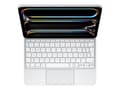 Miniatyrbild 1 av 5: Apple Magic Keyboard - Tangentbord och foliefodral - med pekdyna - bakgrundsbelyst - Apple Smart connector - svensk - vit