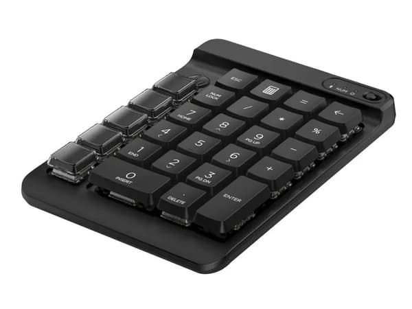 HP 430 - Tastegruppe - 9 programmerbare taster, lav profil tastereise, utskiftbare tastaturkapper med klistremerker - trådløs - Bluetooth 5.3 - Engel