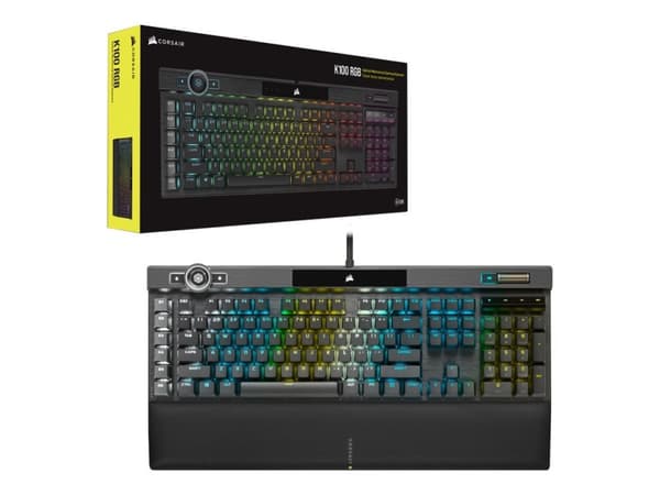 CORSAIR Gaming K100 RGB - tastatur - N Svart
