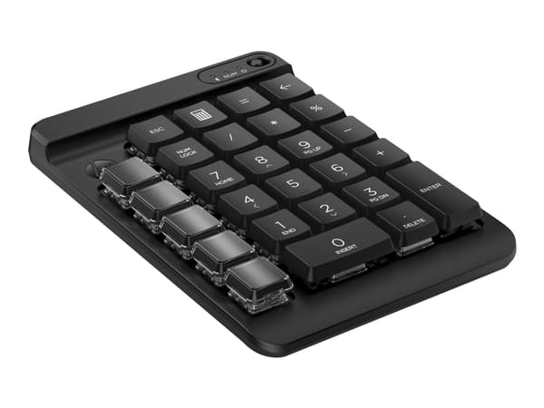 HP 435 - Tastegruppe - 9 programmerbare taster, lav profil tastereise, utskiftbare tastaturkapper med klistremerker - trådløs - Bluetooth 5.3 - Engel