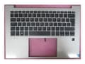 Miniatyrbild 1 av 2: HP - Ersättningstangentbord för bärbar dator - med ClickPad - bakgrundsbelyst - norsk - med övre skydd - för EliteBook 840 G9 Notebook