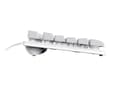 Miniatyrbilde 4 av 5: Trust GXT 833W THADO - Tastatur - kompakt, metall, RGB-belysning - 80% - TKL - bakgrunnsbelyst - USB - QWERTY - Nordisk - hvit - løsvekt - boks