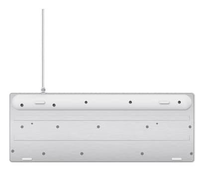 Trust GXT 833W THADO - Tastatur - kompakt, metall, RGB-belysning - 80% - TKL - bakgrunnsbelyst - USB - QWERTY - Nordisk - hvit - løsvekt - boks