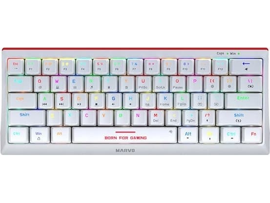 Klawiatura Marvo KG962WH Red switch (KG962G WH EN-R)