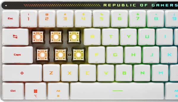 ASUS ROG Falchion RX trådløst gamingtastatur med lav profil