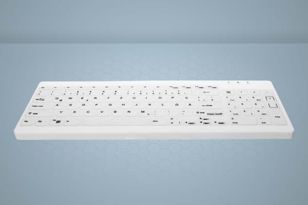 Active Key AK-C7012F - Utskiftbar tastemembran til tastatur - hvit