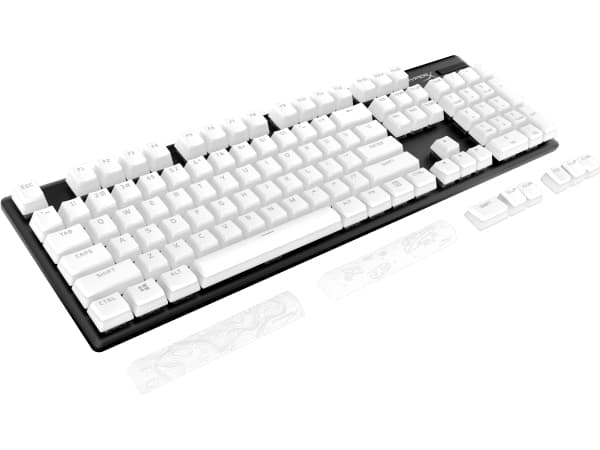 HyperX Pudding Keycaps 2 - Full Key Set - PBT - White (US Layout)