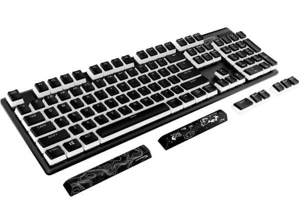 HP HyperX Pudding Keycaps 2 - Full Key Set - PBT - Black (US Layout)