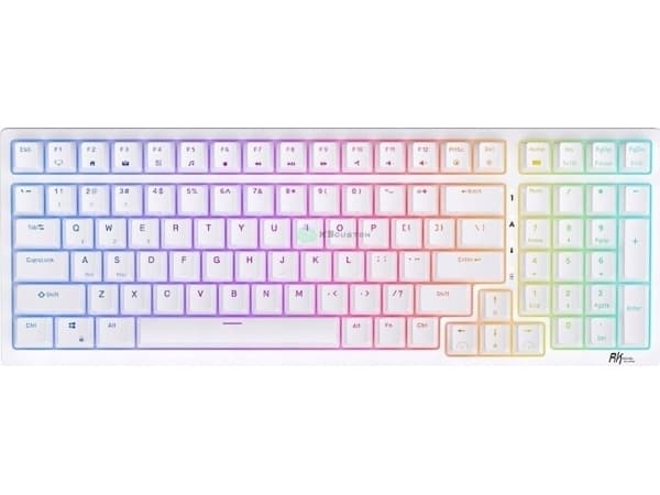 Royal Kludge RK98 RGB trådløst mekanisk tastatur, rød bryter (svart)