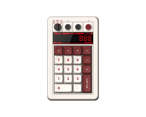 Retro 18 Mechanical Numpad - Trådløs Numpad - Fami Edition