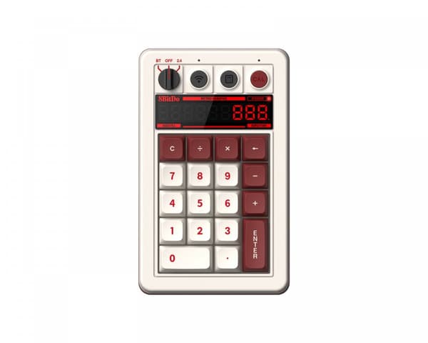 Retro 18 Mechanical Numpad - Trådløs Numpad - Fami Edition