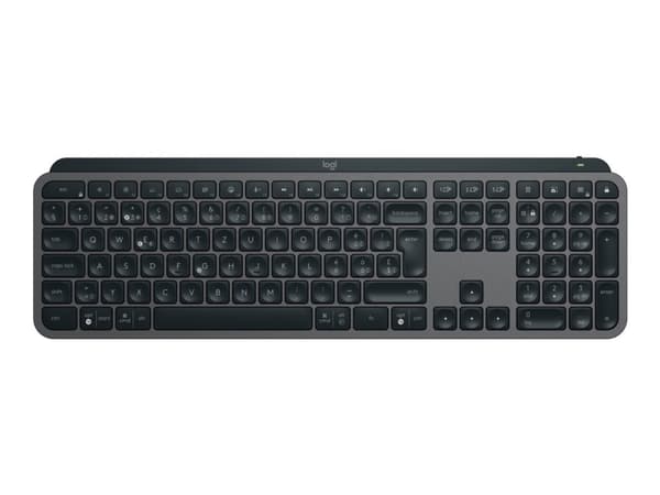 Logitech MX Keys S - Tastatur - bakbelysning - trådløs - Bluetooth LE - QWERTY - Nordisk (dansk/finsk/norsk/svensk) - tastsvitsj: Scissor-Key - grafi