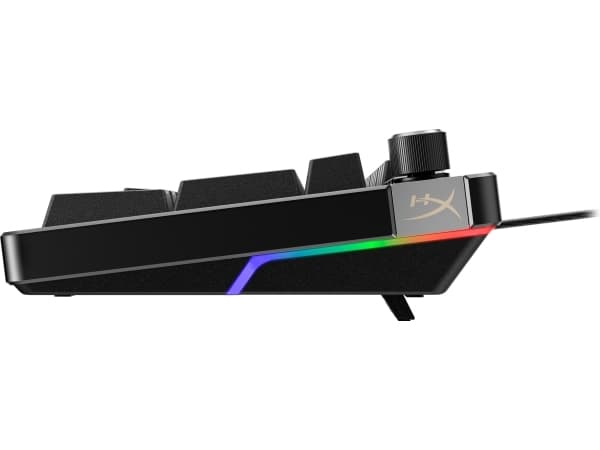 HyperX Alloy Rise - Näppäimistö - 100% täysikokoinen - bagbelyst - USB-C - QWERTY - Pan Nordic - näppäimistön yhteystiedot: HyperX Linear - lajittelu