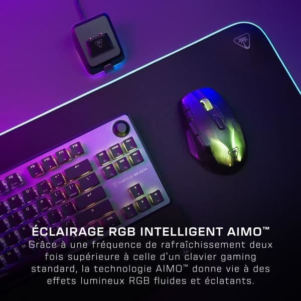 Magnetiskt mekaniskt RGB-speltangentbord - TURTLE BEACH - Vulcan II TKL Pro - Svart