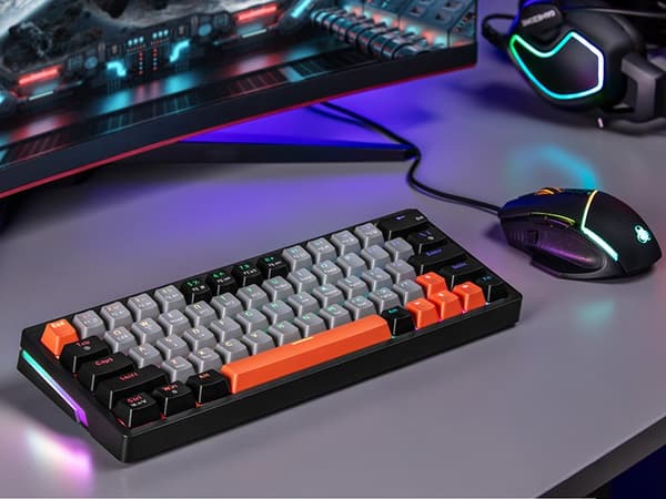 Mekaniskt tangentbord Tracer GAMEZONE EVO1 HOT SWAP 63 (grå) TRAKLA47297