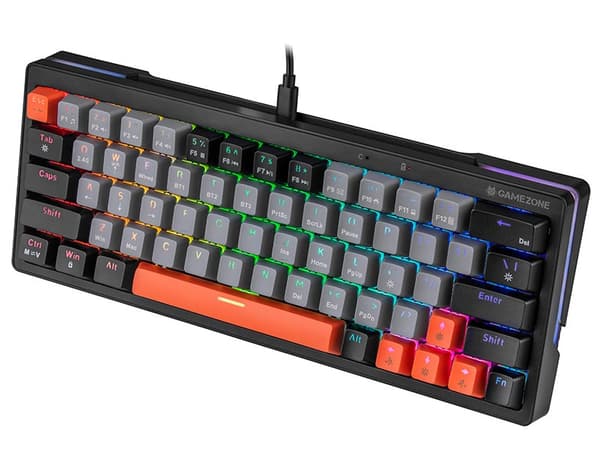 Mekaniskt tangentbord Tracer GAMEZONE EVO1 HOT SWAP 63 (grå) TRAKLA47297