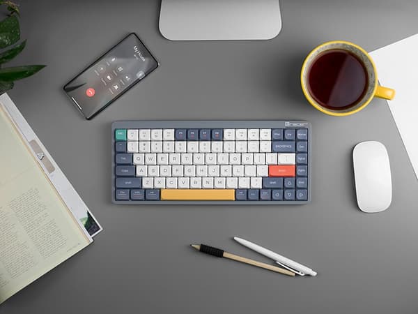 Mekanisk tastatur Tracer FINA 84 Grå (Outemu Red Switch) TRAKLA47279