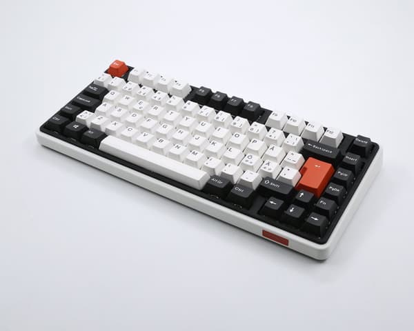 VXT82 Minilo Retro 75% Gateron G Pro 2.0 Silver