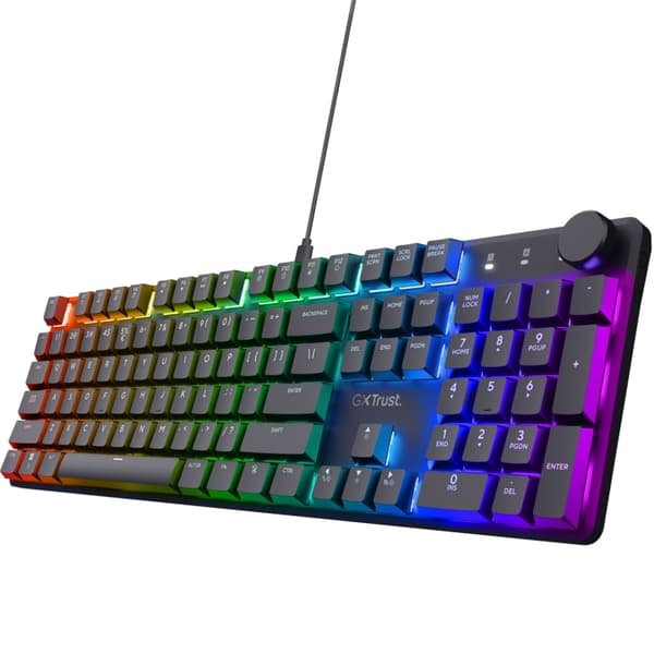 Trust GXT 866 Torix mekanisk spilltastatur med nordisk layout Sort