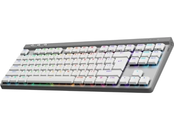 Logitech G G515 - Tangentbord - LIGHTSPEED - TKL - bakgrundsbelyst - trådlös - 2.4 GHz, Bluetooth, USB - QWERTY - USA, internationellt - tangentbryta