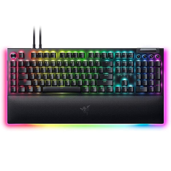 Razer Blackwidow V4 Pro Rgb Us Green Switch mekaniskt tangentbord Svart