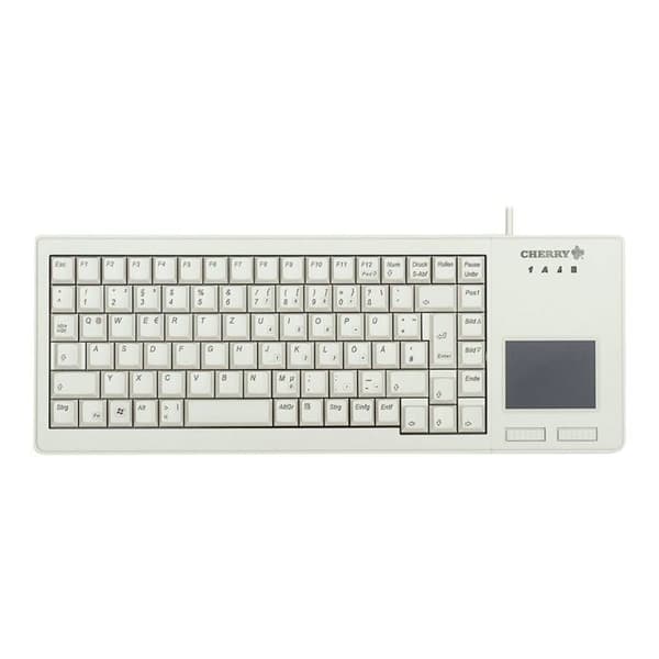 Clavier CHERRY G84-5500LUMEU-0 GRÅ USB - Cherry XS Touchpad Tangentbord - Gränssnitt USB - Färg Grå Grå
