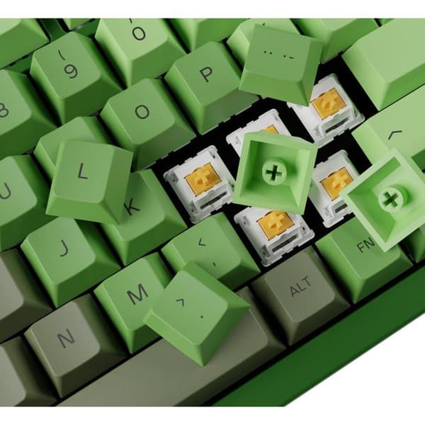 GLORIOUS PC GAMING RACE-NYCKLAR GPBT - 114 PBT TASTENKAPPEN, ANSI, USA