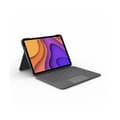 Miniatyrbild 1 av 4: Logitech Folio Touch tangentbordsfodral för iPad Air 4:e-5:e generationen, 2020-2022, italienskt QWERTY-tangentbord - Grigio