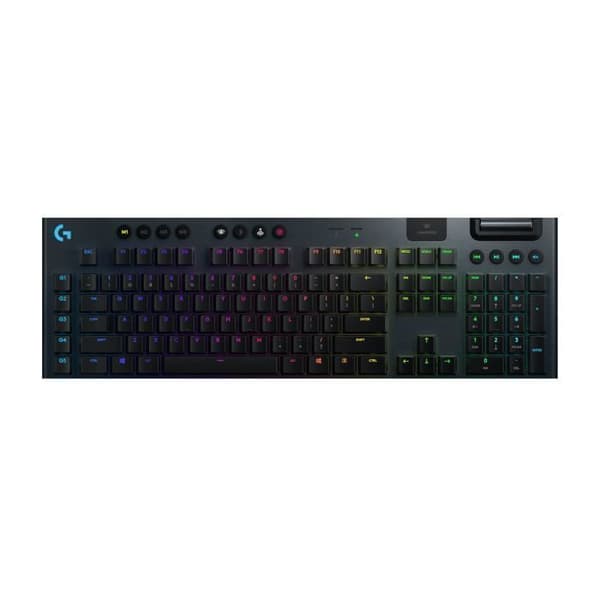 Logitech G G915 LIGHTSPEED- GL Taktilt tangentbord - RF trådlös + Bluetooth - Svart