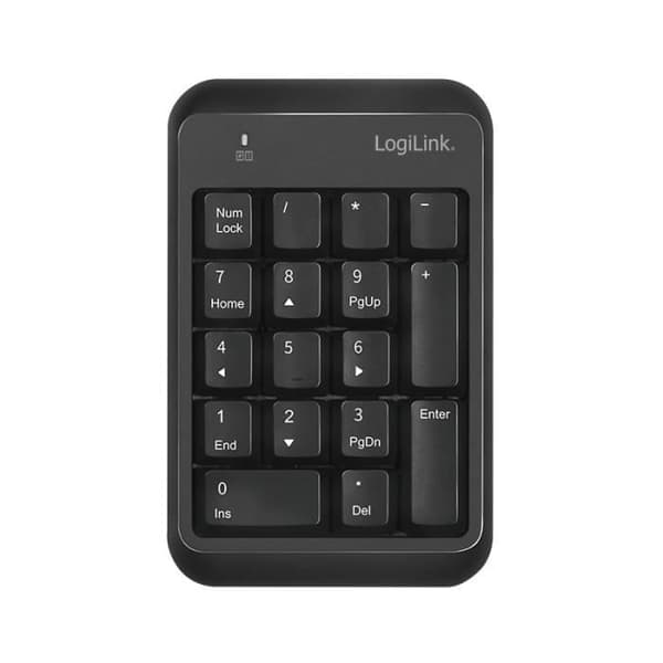 Numeriskt tangentbord - LogiLink - ID0201 - Bluetooth - Svart - 17 tangenter