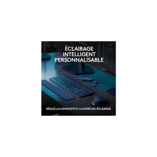 Tangentbord - Logitech - MX Keys S Plus - Trådlös - Bakgrundsbelyst - Ergonomisk