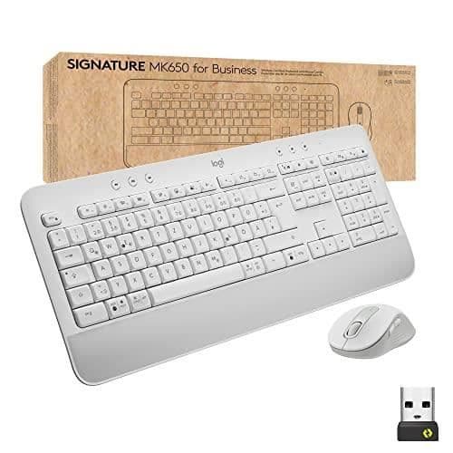 LOGI Signature MK650 Combo Business(DEU) LOGITECH Signature MK650 Combo för företag - OFFWHITE - (DEU) - CENTRAL Vit