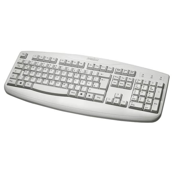 Perixx PERIBOARD-511PLUS FR, Vattentätt tangentbord - Tangentbord i full storlek - Certifierat med IP65-standard - Trådbundet tangentbord - USB - Vit