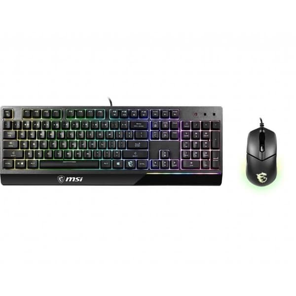 MSI VIGOR GK30 COMBO USB QWERTZ TANGENTBORD TYSK SVART (S11-04DE601-CLA