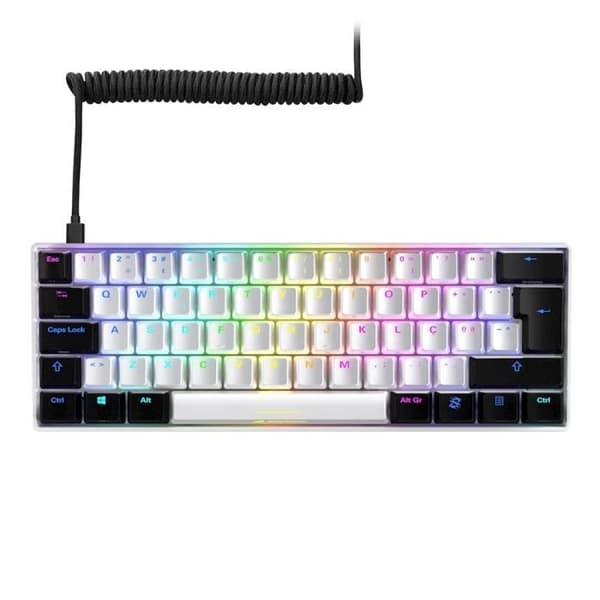 Tangentbord - SHARKOON - SGK50 S4 - Kailh Red - RGB bakgrundsbelyst - USB QWERTY