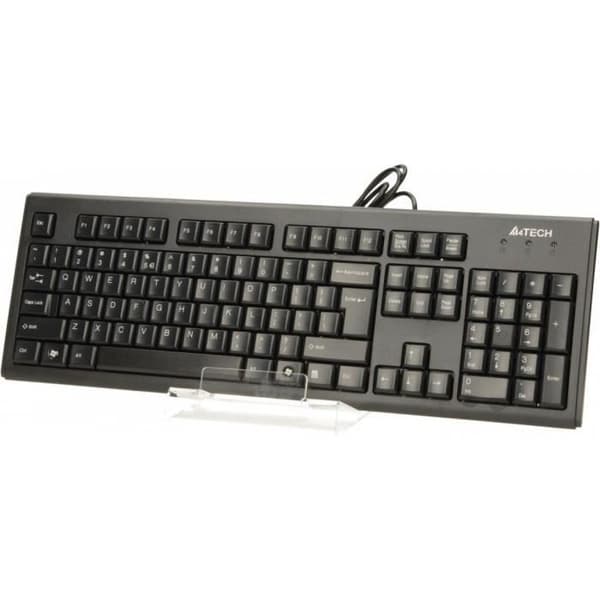 A4Tech KR-83 Wire Wax Black US-tangentbord (A4TKLA42925)