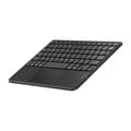 Miniatyrbild 4 av 4: Tunt och lätt trådlöst Bluetooth-tangentbord för iOS Android Windows PC Touch Tablet - Svart [engelska QWERTY]