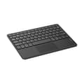 Miniatyrbild 1 av 4: Tunt och lätt trådlöst Bluetooth-tangentbord för iOS Android Windows PC Touch Tablet - Svart [engelska QWERTY]