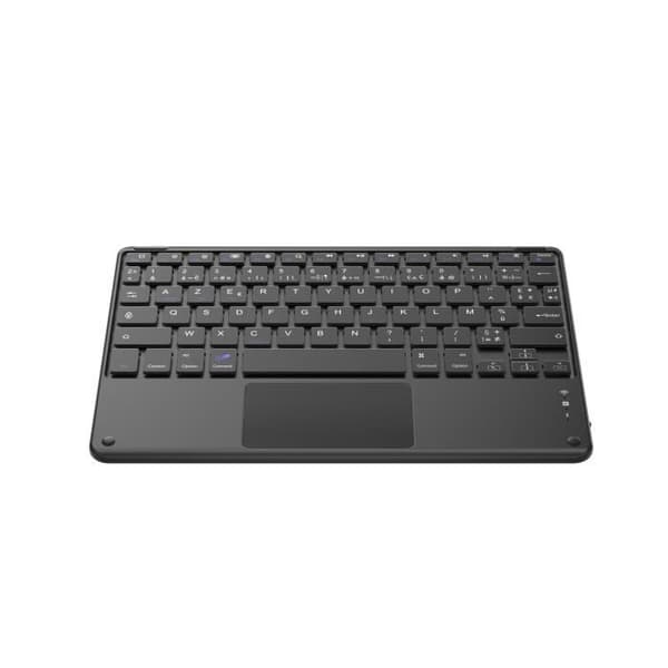 Tangentbord för Touch Tablet - Ultratunt trådlöst Bluetooth-tangentbord för iOS Windows Android Smartphone PC med USB - AZERTY