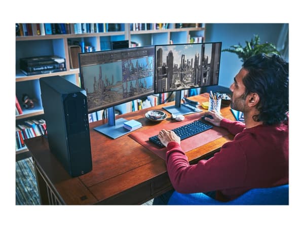 HP 655 - Sats med tangentbord och mus - trådlös - 2.4 GHz - fransk - svart - för HP 255 G8, 34, 470 G8, 470 G9; ProBook 430 G8, 635; ZBook Firefly 14