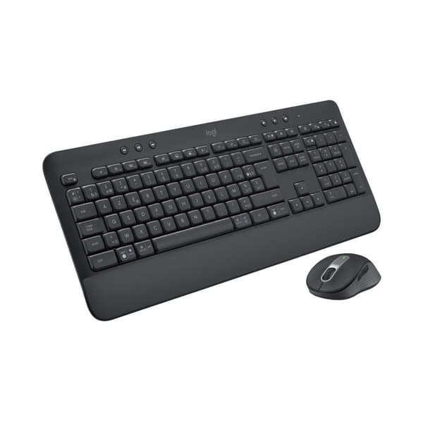 Näppäimistö ja langaton hiiri Logitech 920-011001 Musta Azerty Ranska