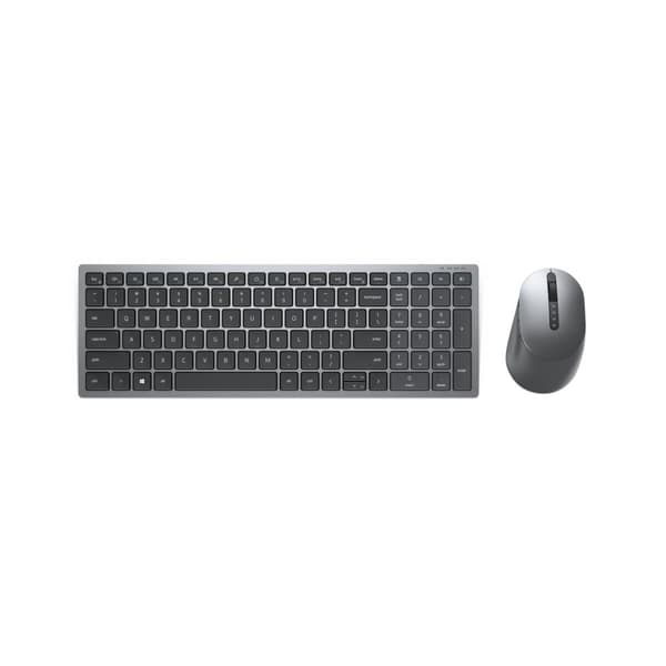 Näppäimistö ja hiiri Dell KM7120W-GY-SPN Espanjalainen Qwerty Harmaa, Titaani