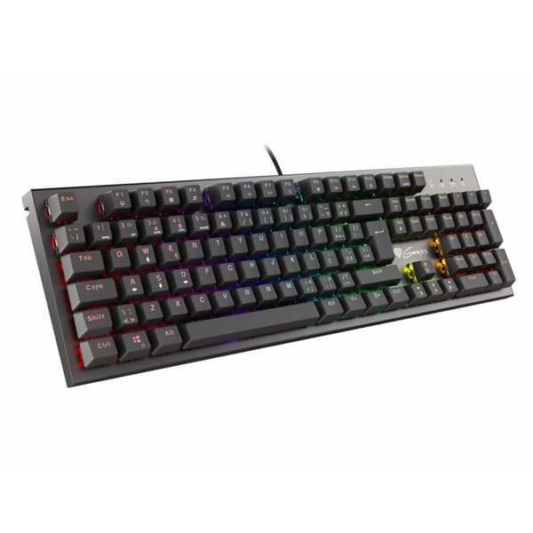 Gaming-tastatur Genesis NKG-1818 Sort Spansk qwerty Qwerty portugisisk Sort