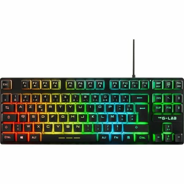 Gaming-tastatur The G-Lab Caesium Fransk AZERTY Sort