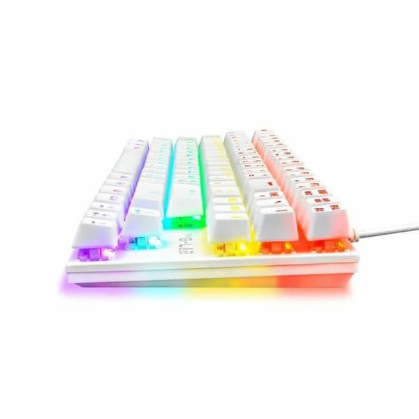 Gaming-tastatur The G-Lab Mercury AZERTY Hvid