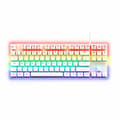 Miniatyrbillede 1 af 4: Gaming-tastatur The G-Lab Mercury AZERTY Hvid