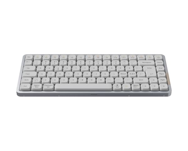 Flow84 75% Low-Profile RGB Mekanisk Tastatur [Kailh Ghost] - Hvid